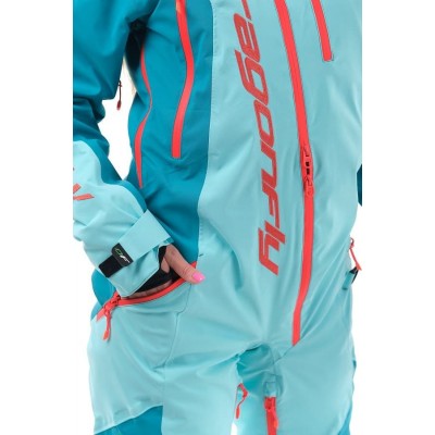 Комбинезон лыжный/сноубордический Dragonfly SKI Premium WOMAN BALTIC 2020