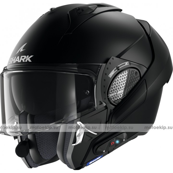 Шлем модуляр Shark Evo-GT N-Com B802 (с гарнитурой) купить по выгодной цене