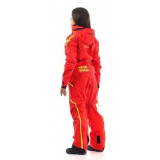 Комбинезон для снегохода и сноуборда Dragonfly Extreme Woman Red-Fluo 2020