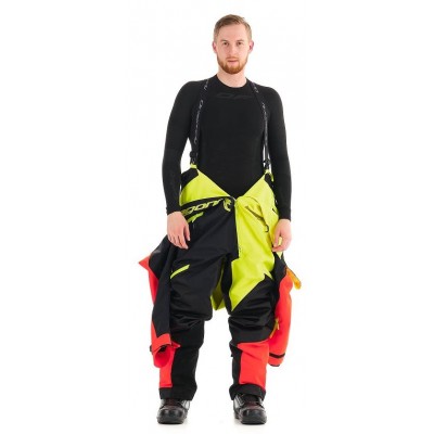 Комбинезон для снегохода и сноуборда Dragonfly Extreme Red-Yellow Fluo 2020