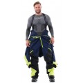 Комбинезон для снегохода и сноуборда Dragonfly Extreme Blue-Yellow Fluo 2020