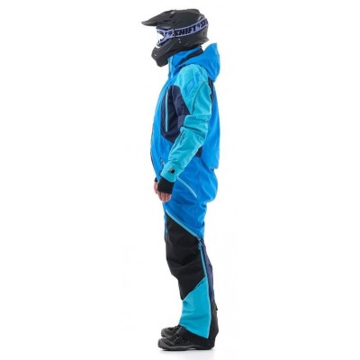 Комбинезон для снегохода и сноуборда Dragonfly Extreme Blue-Fluo 2020