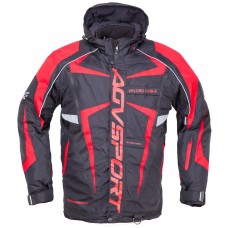 Снегоходная куртка AGVSPORT ARCTIC II черная/красная