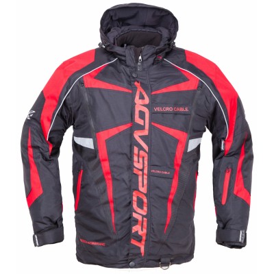 Снегоходная куртка AGVSPORT ARCTIC II черная/красная