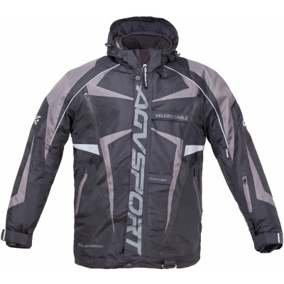 Снегоходная куртка AGVSPORT ARCTIC II черная/серая