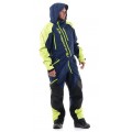 Комбинезон для снегохода и сноуборда Dragonfly Extreme Blue-Yellow Fluo 2020