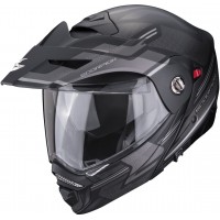 Шлем эндуро Scorpion ADX-2 Carrera Черный матовый/Серый