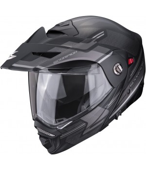 Шлем эндуро Scorpion ADX-2 Carrera Черный матовый/Серый