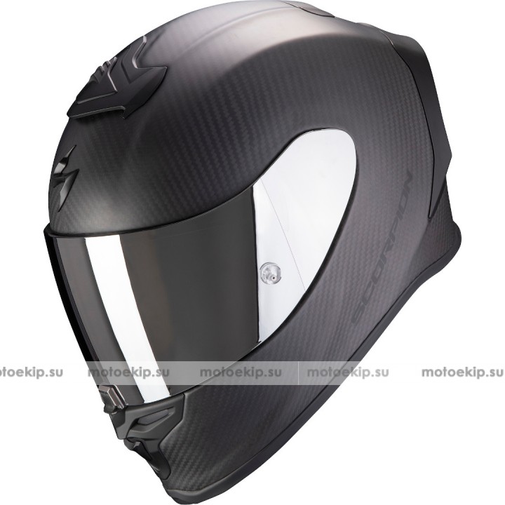 Шлем интеграл Scorpion EXO R1 Carbon Air Solid
