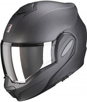 Шлем модуляр Scorpion EXO-Tech Evo Carbon Matt Black