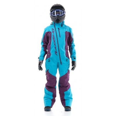 Комбинезон для снегохода и сноуборда Dragonfly Extreme Woman Blue-Purple 2020