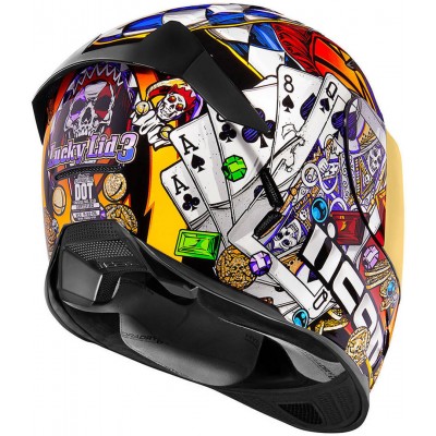 Шлем интеграл Icon Airframe Lucky Lid 3