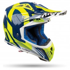 Шлем кроссовый Airoh Aviator 2.3 Bigger Blue Шлем кроссовый Airoh Aviator 2.3 Bigger Blue