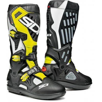 Ботинки кроссовые Sidi Atojo SRS Black/White/Yellow