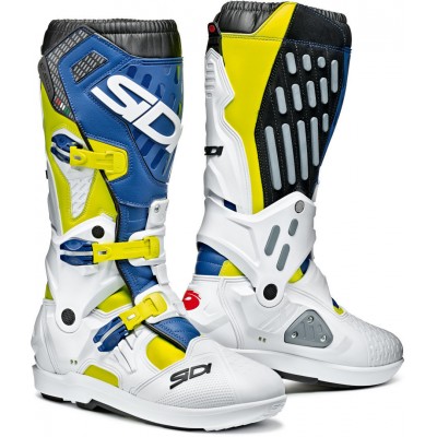 Ботинки кроссовые Sidi Atojo SRS White/Blue/Yellow