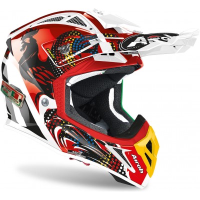 Шлем кроссовый Airoh Aviator 2.3 Six Days Portugal Limited Edition