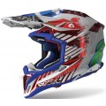 Шлем кроссовый Airoh Aviator 3 Six Days Italy 2021 Carbon