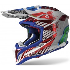 Шлем кроссовый Airoh Aviator 3 Six Days Italy 2021 Carbon