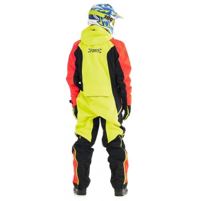 Комбинезон для снегохода и сноуборда Dragonfly Extreme Red-Yellow Fluo 2020