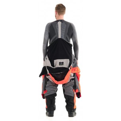 Комбинезон для снегохода и сноуборда Dragonfly Extreme Orange-Grey 2020