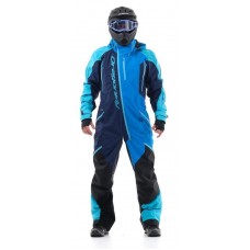 Комбинезон для снегохода и сноуборда Dragonfly Extreme Blue-Fluo 2020