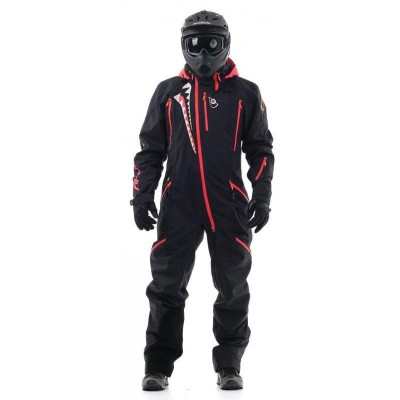 Комбинезон для снегохода и сноуборда Dragonfly Extreme Black-Red 2020