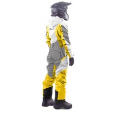 Комбинезон лыжный/сноубордический Dragonfly SKI Premium WOMAN WHITE&YELLOW 2020