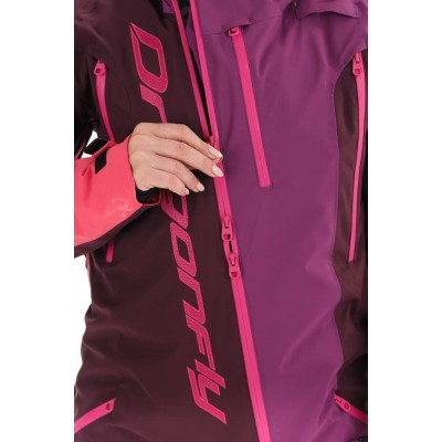 Комбинезон лыжный/сноубордический Dragonfly SKI Premium WOMAN PURPLE&BROWN 2020