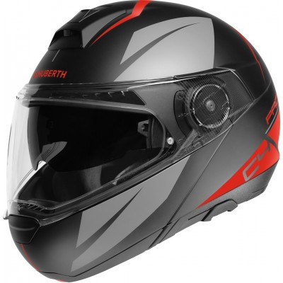 Шлем модуляр Schuberth C4 Pro Merak Black Red