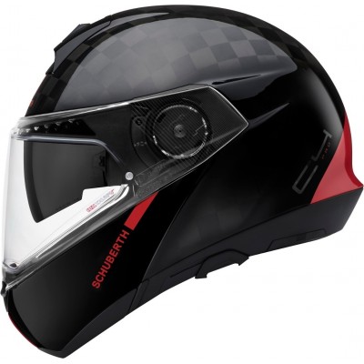 Шлем модуляр Schuberth C4 Pro Carbon Fusion Red