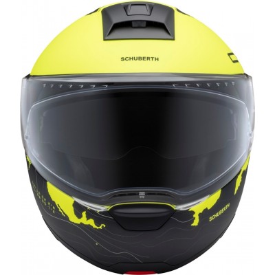 Шлем модуляр Schuberth C4 Pro Magnitudo Yellow (УЦЕНКА)