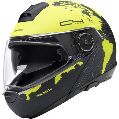 Шлем модуляр Schuberth C4 Pro Magnitudo Yellow (УЦЕНКА)