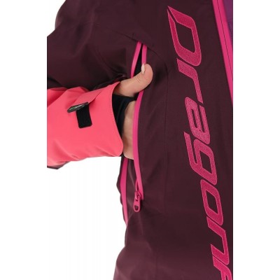 Комбинезон лыжный/сноубордический Dragonfly SKI Premium WOMAN PURPLE&BROWN 2020