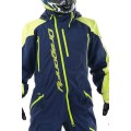 Комбинезон для снегохода и сноуборда Dragonfly Extreme Blue-Yellow Fluo 2020