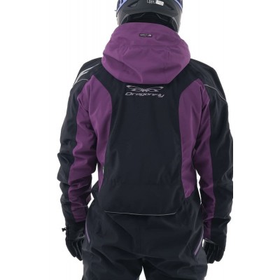 Комбинезон для снегохода и сноуборда Dragonfly Extreme Black-Purple 2020