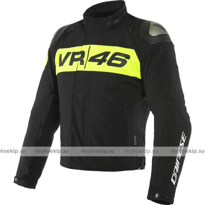 Dainese VR46 Podium D-Dry Водонепроницаемый мотоцикл Текстиль куртка