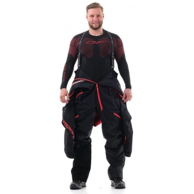 Комбинезон для снегохода и сноуборда Dragonfly Extreme Black-Red 2020
