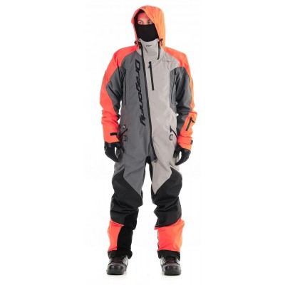 Комбинезон для снегохода и сноуборда Dragonfly Extreme Orange-Grey 2020