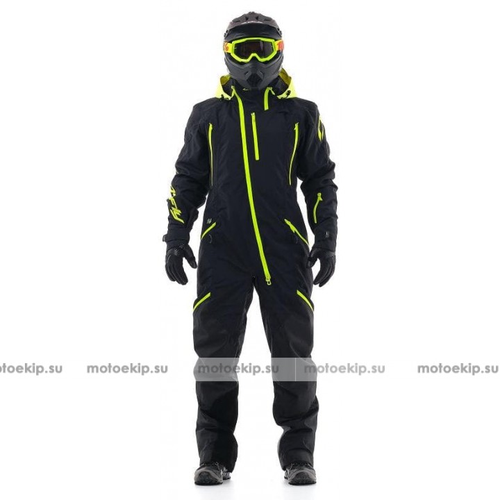 Комбинезон для снегохода и сноуборда Dragonfly Extreme Black-Yellow 2020
