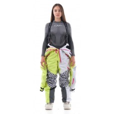 Комбинезон для снегохода и сноуборда Dragonfly Extreme Woman Yellow-White 2020