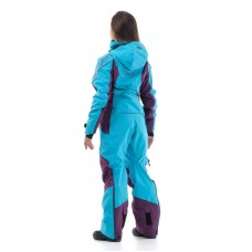 Комбинезон для снегохода и сноуборда Dragonfly Extreme Woman Blue-Purple 2020