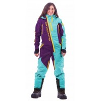 Комбинезон лыжный/сноубордический Dragonfly SKI Premium WOMAN BALTIC&PURPLE 2020