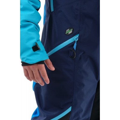 Комбинезон для снегохода и сноуборда Dragonfly Extreme Blue-Fluo 2020