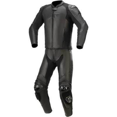 Alpinestars GP Plus V3 Graphite Два куска мотоцикл кожаный костюм