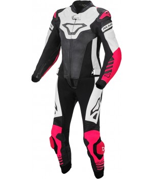 Macna Tracktix Женский мотоциклетный кожаный костюм из двух частей