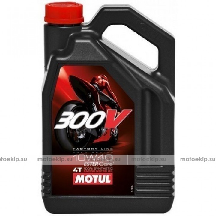 Моторное масло MOTUL 300V 4T FL ROAD RACING 10W40 4л 104121