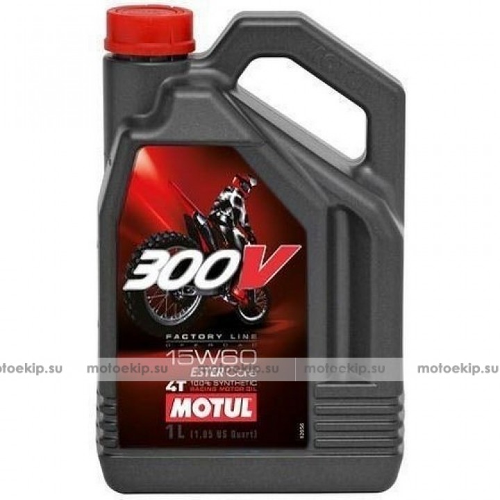 Моторное масло MOTUL 300V 4T OFF ROAD 15W60 4л 104138