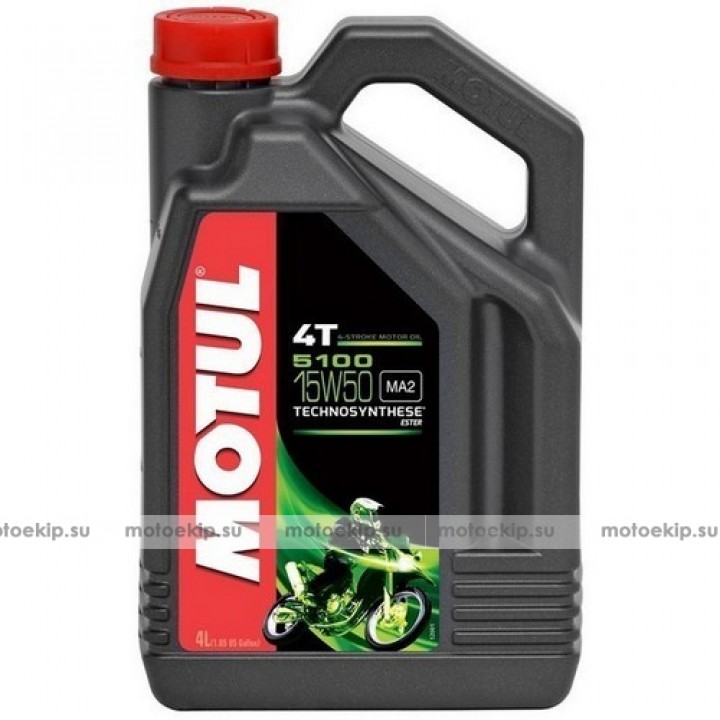 Моторное масло MOTUL 5100 4T 15W50 4л 104083