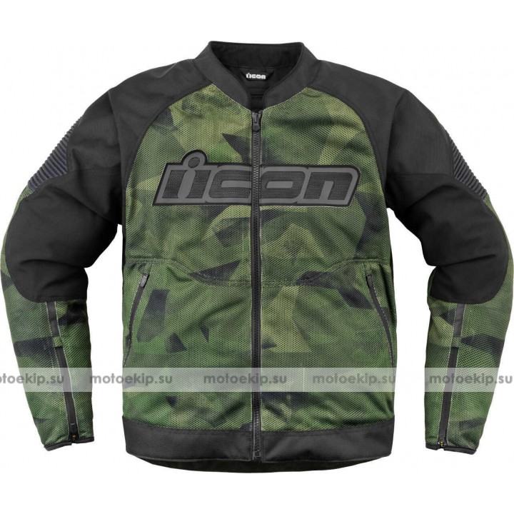 Icon Overlord3 Mesh Camo Мотоциклетная текстильная куртка