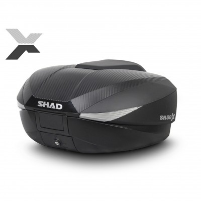 Кофр мото SHAD SH58 Carbon, 58 л. пластик